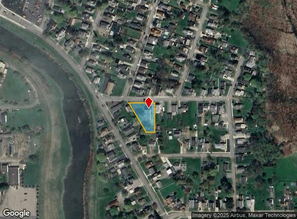  412 School St, Olean, NY Parcel Map