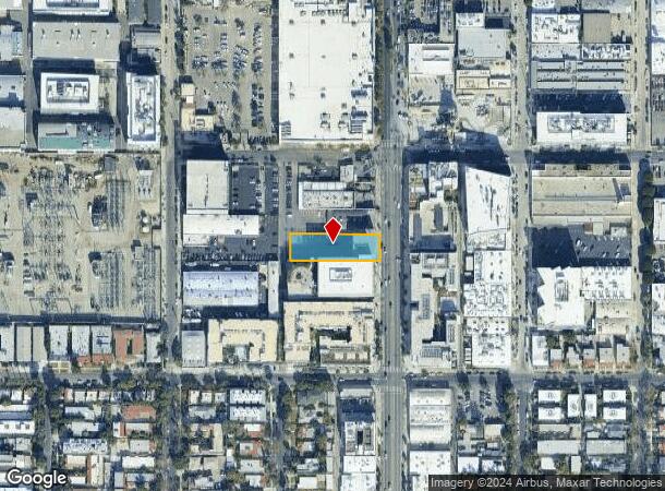  933 N La Brea Ave, West Hollywood, CA Parcel Map