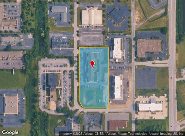 8415 Louisiana St, Merrillville, IN Parcel Map