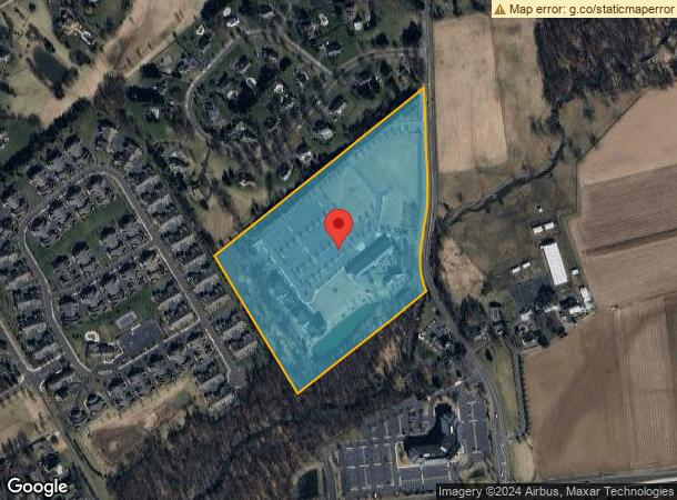  6 Caufield Pl, Newtown, PA Parcel Map