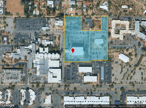 6567 E Carondelet Dr, Tucson, AZ Parcel Map