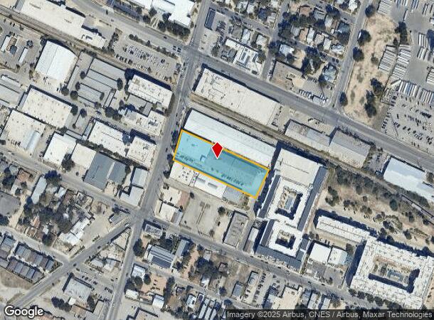  1344 S Flores St, San Antonio, TX Parcel Map