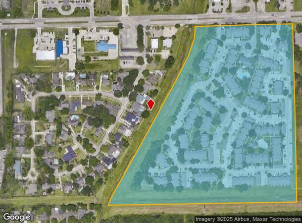  619 Rollingbrook Dr, Baytown, TX Parcel Map