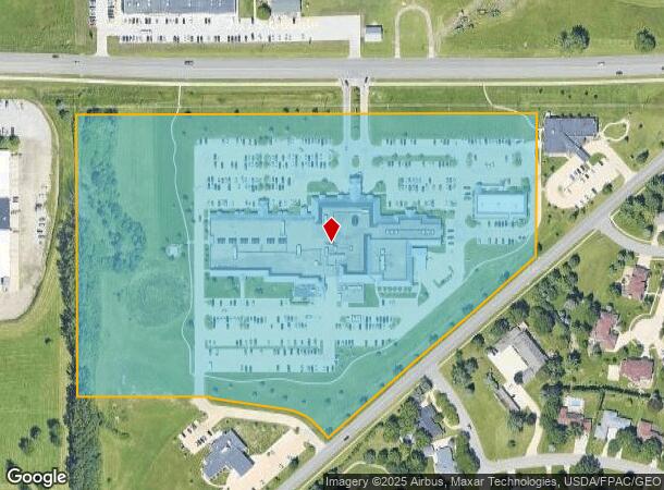 1731 W Ridgeway Ave, Waterloo, IA Parcel Map