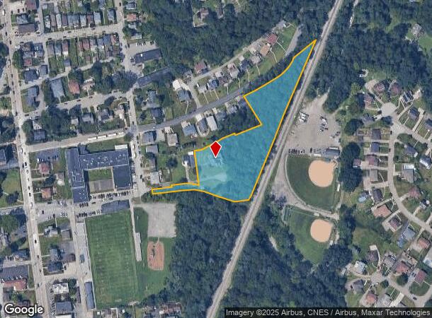  901 Charles St, Carnegie, PA Parcel Map