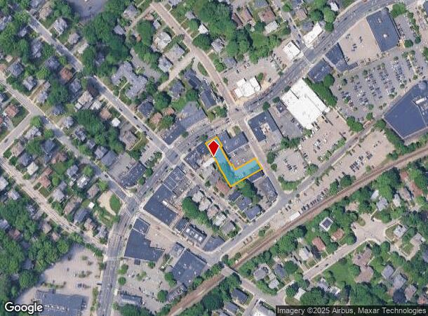 1870 Centre St, West Roxbury, MA Parcel Map