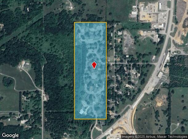  18165 W 798 Rd, Tahlequah, OK Parcel Map