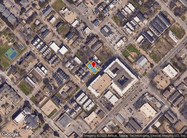  3915 Roseland Ave, Dallas, TX Parcel Map