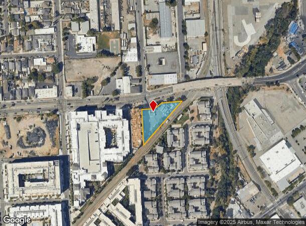  740 W San Carlos St, San Jose, CA Parcel Map