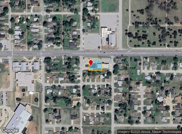 1227 W Grand Ave, Chickasha, OK Parcel Map