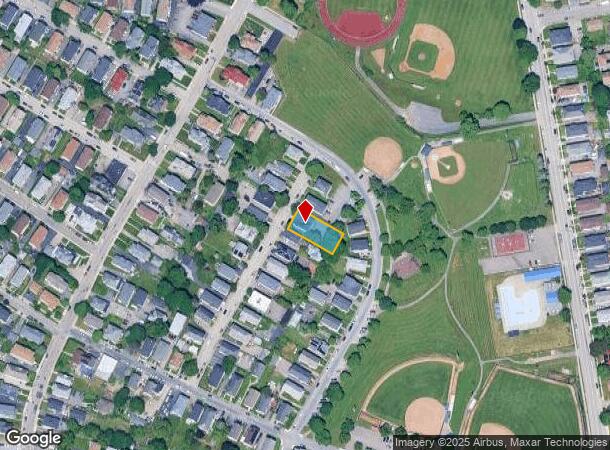  7 Fairbanks St, Worcester, MA Parcel Map