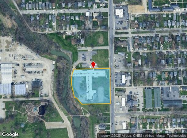  1649 Spy Run Ave, Fort Wayne, IN Parcel Map