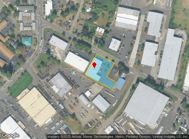 8300 Sw Hunziker Rd, Portland, OR Parcel Map