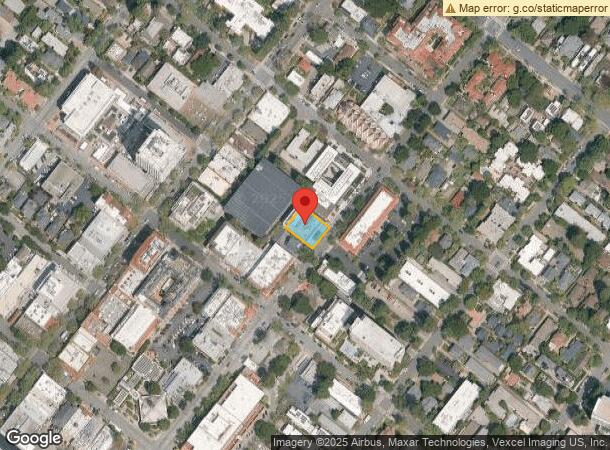 537 Hamilton Ave, Palo Alto, CA Parcel Map