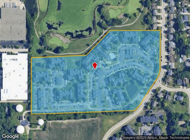  1400 N Oakmont Dr, Glendale Heights, IL Parcel Map