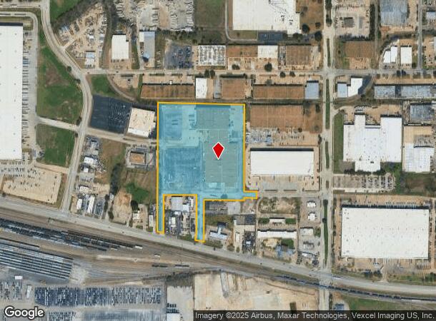  3315 E Division St, Arlington, TX Parcel Map