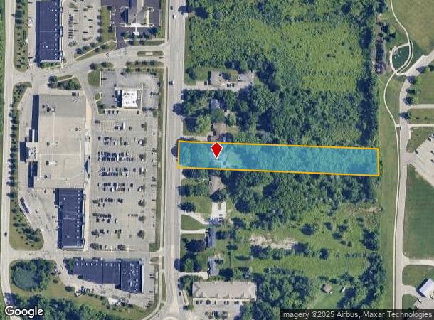  1993 Whittaker Rd, Ypsilanti, MI Parcel Map