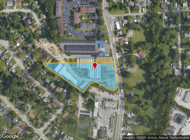  2221 Grant Line Rd, New Albany, IN Parcel Map