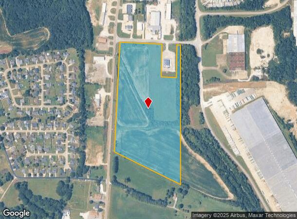 Highway 45, Saltillo, MS Parcel Map