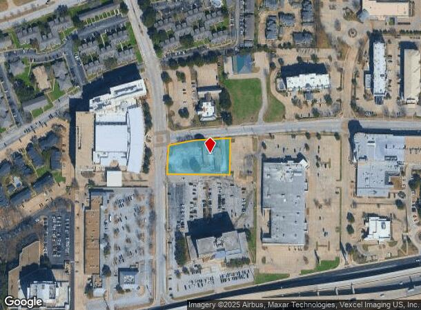 1550 Campus Dr, Hurst, TX Parcel Map