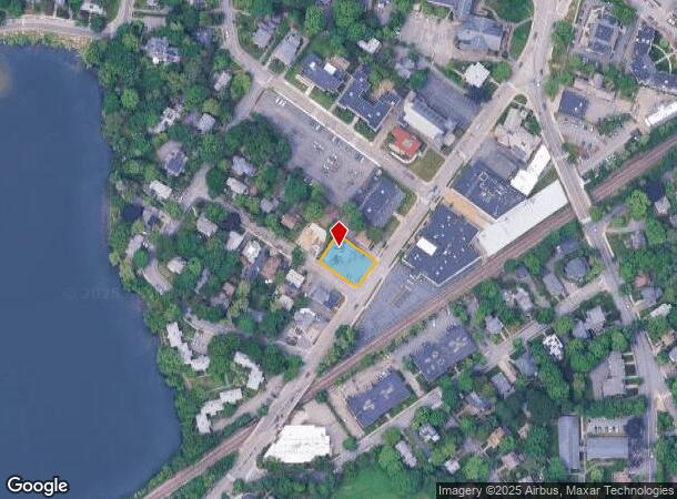 1349 Centre St, Newton Center, MA Parcel Map