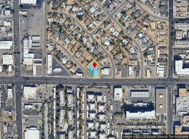  550 W Indian School Rd, Phoenix, AZ Parcel Map