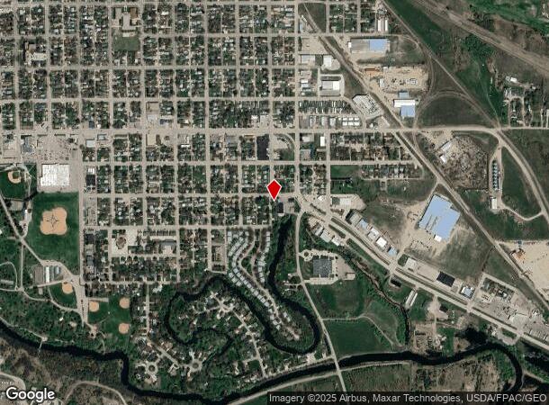  1110 12Th St Se, Jamestown, ND Parcel Map