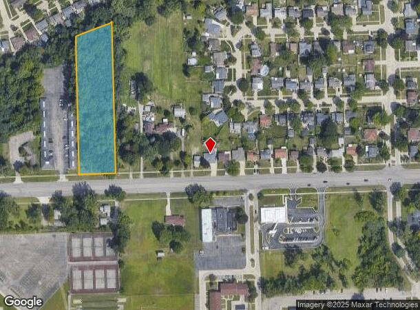  25350 Goddard Rd, Taylor, MI Parcel Map