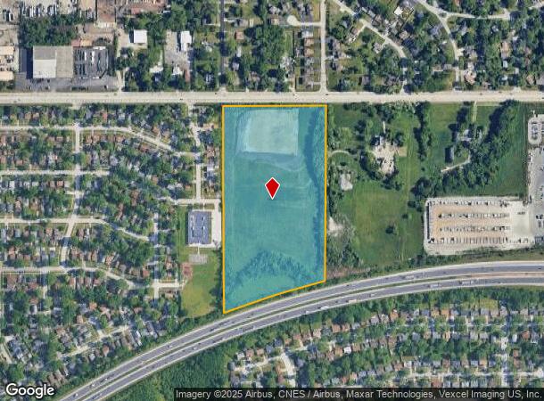 3601 W 167Th St, Hazel Crest, IL Parcel Map