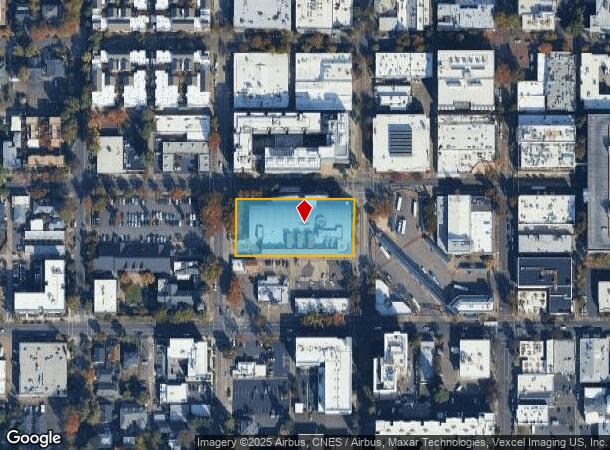  100 W 10Th Ave, Eugene, OR Parcel Map