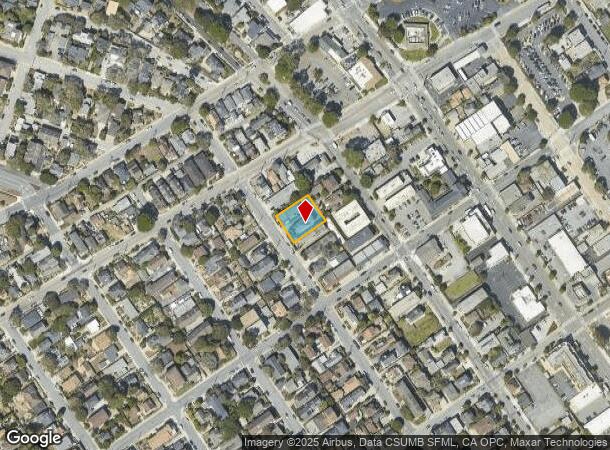  872 Laine St, Monterey, CA Parcel Map