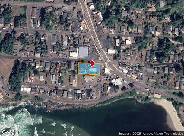  160 W 2Nd St, Yachats, OR Parcel Map