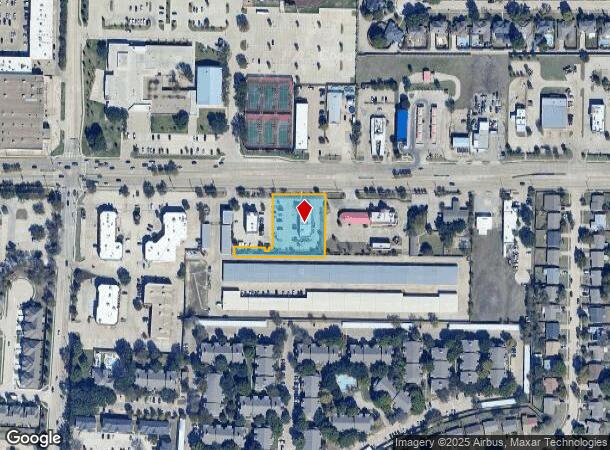  712 E Main St, Allen, TX Parcel Map