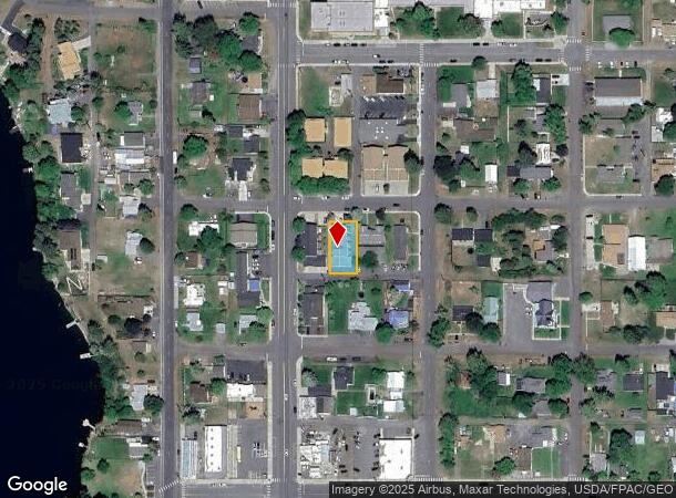  110 E Spence St, Medical Lake, WA Parcel Map