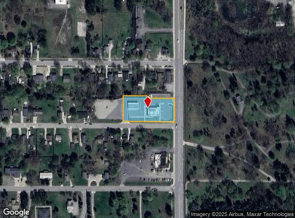 1250 S Mitchell St, Cadillac, MI Parcel Map