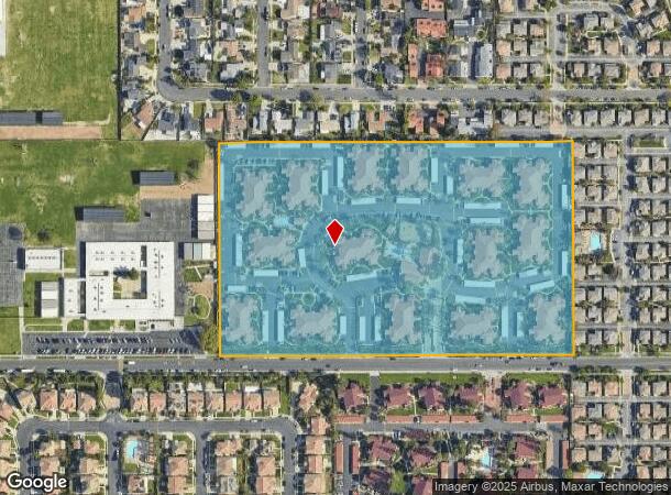  1701 E D St, Ontario, CA Parcel Map