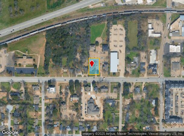  1309 W Abram St, Arlington, TX Parcel Map