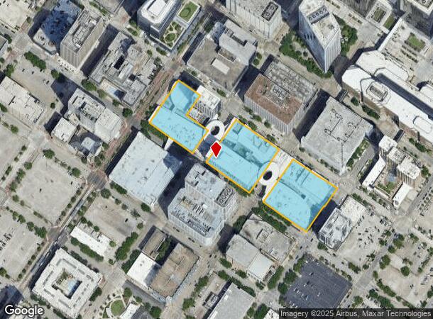  1201 Fannin St, Houston, TX Parcel Map