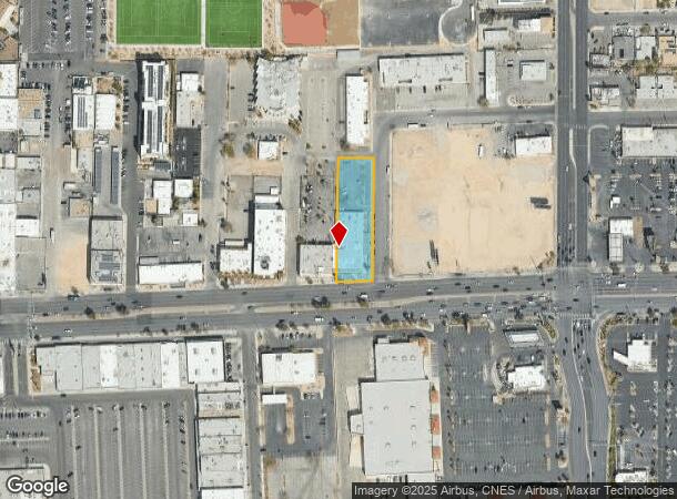  1100 E Sahara Ave, Las Vegas, NV Parcel Map