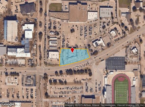 1081 W Main St, Lewisville, TX Parcel Map