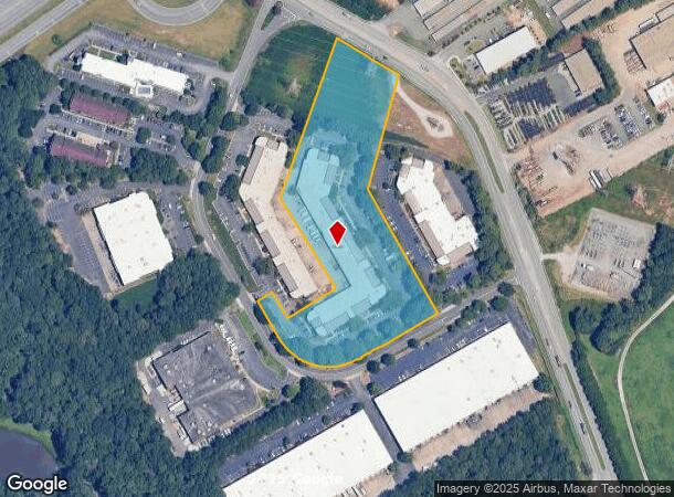 6611 Bay Cir, Peachtree Corners, GA Parcel Map