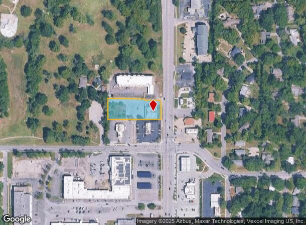  821 Iowa St, Lawrence, KS Parcel Map