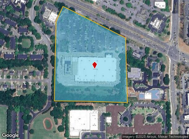  870 Woodstock Rd, Roswell, GA Parcel Map