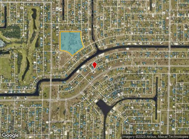  Nw 15Th Ter, Cape Coral, FL Parcel Map