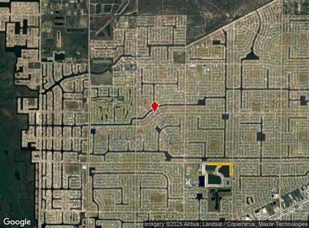  1020 Tropicana Pkwy W, Cape Coral, FL Parcel Map