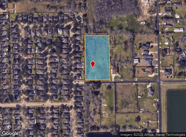 8933 Hawk Rd, Pearland, TX Parcel Map