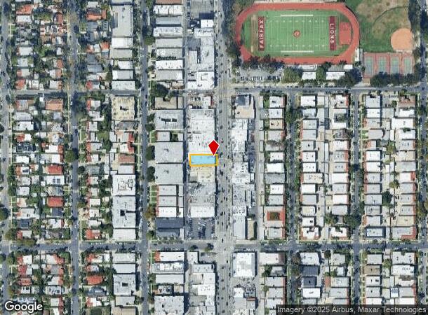  439 N Fairfax Ave, Los Angeles, CA Parcel Map