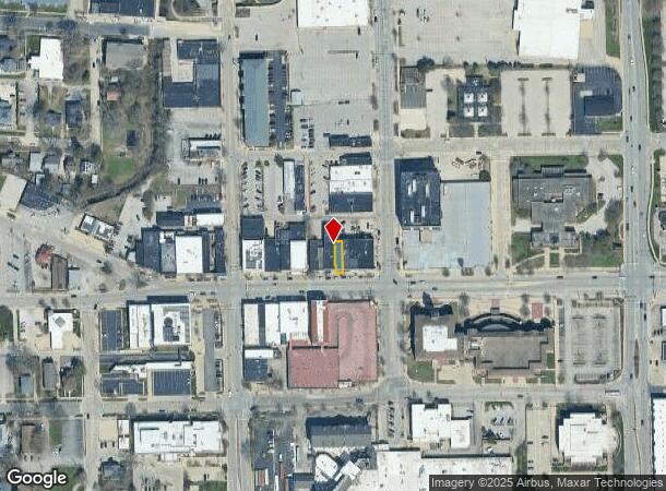 110 W Main St, Urbana, IL Parcel Map