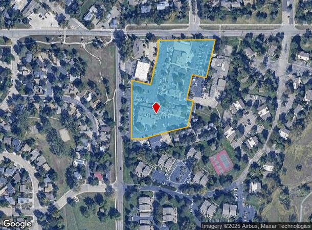 6800 N 79Th St, Niwot, CO Parcel Map