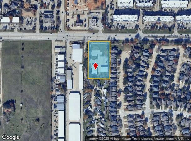 2707 Justin Rd, Flower Mound, TX Parcel Map